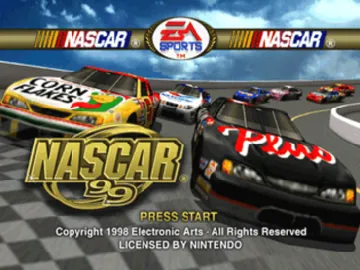 NASCAR 99 (Europe) (En,Fr,De) screen shot title